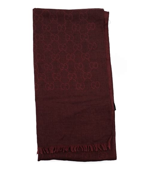 gucci maroon scarf|Gucci women scarf.